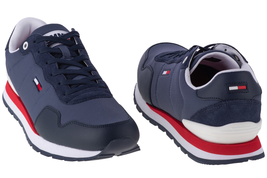 Obuv Tommy Hilfiger Jeans Lifestyle Mix Runner EM0EM00578-C87 – Obrázok 5