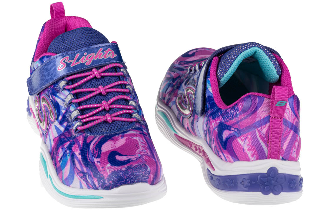 Blikajúce tenisky Skechers Power Petals-Flowers 20203L-PRMT – Obrázok 5