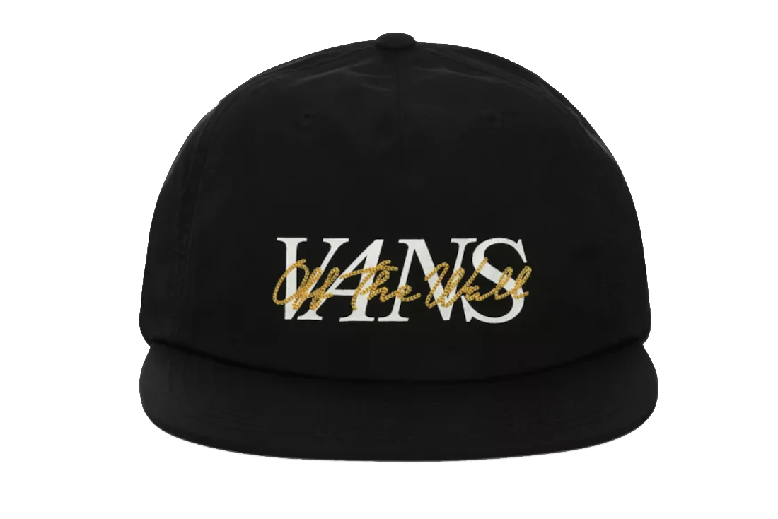Šiltovka Vans On The Vans Shallow Cap VN0A4TQ2BLK – Obrázok 3