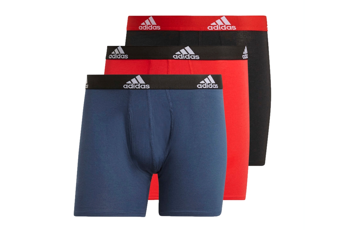 adidas Logo Boxer Briefs 3 Pairs GN2018