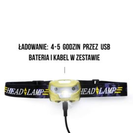 Čelovka so snímačom pohybu Macgyver E USB 100LM 102272 – Obrázok 3