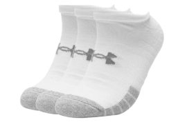 Under Armour HeatGear No Show Socks 3-Pack 1346755-100