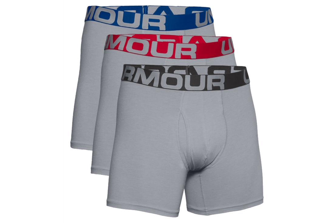 Boxerky Under Armour Charged Cotton 6IN 3 Pack 1363617-011 – Obrázok 2