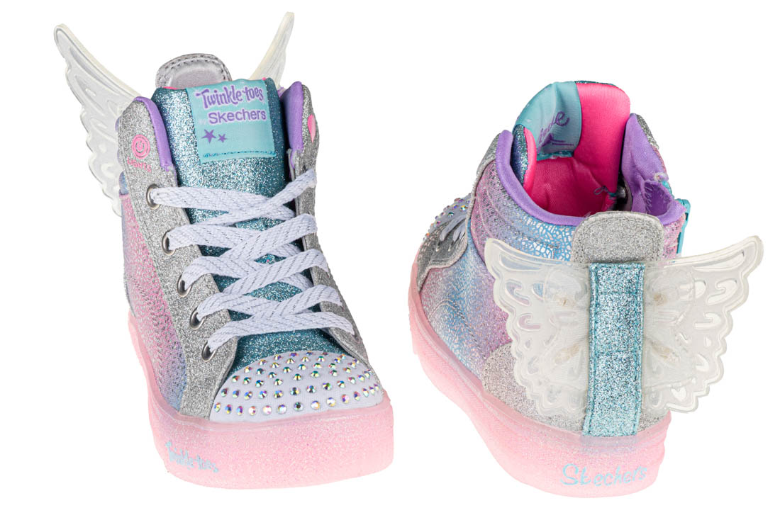 Tenisky Skechers Shuffle Brights Glimmer Wings 20254L-LBMT – Obrázok 5