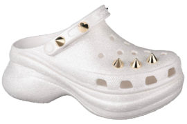 Crocs Classic Bae Glitter Stud Clog 206783-100