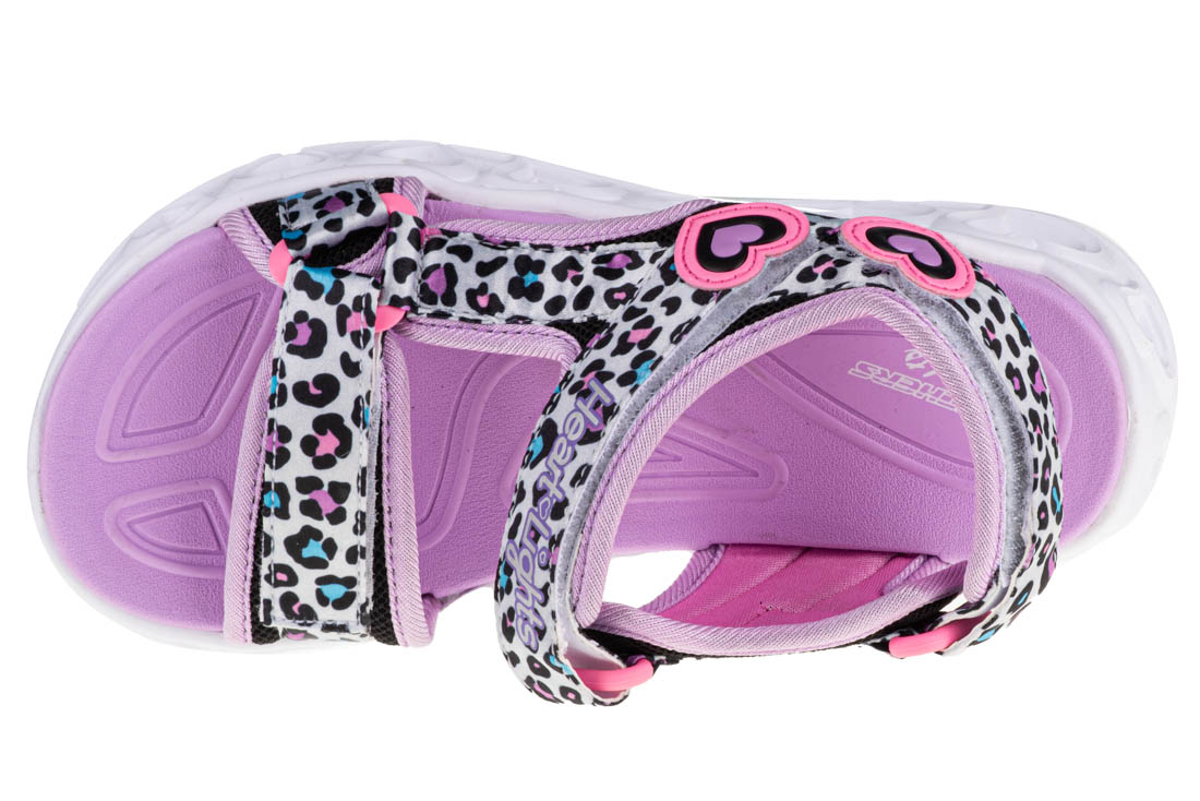 Sandále Skechers Heart Lights Sandals Savvy Cat 302090L-WMLT – Obrázok 3