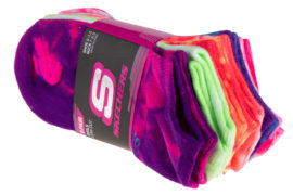 Skechers 6pk Girls Non Terry Tie Dye S107679-MULT