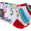 Skechers 6pk Girls No Terry S115376-MULT