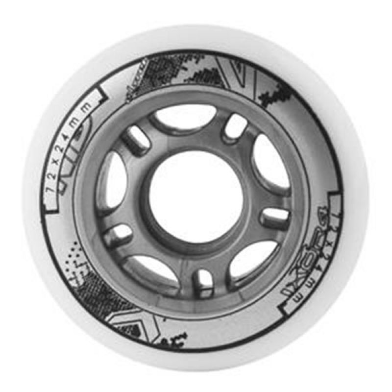 Náhradné kolieska Nils Extreme PU 72x24 82A (4 ks) – Obrázok 3