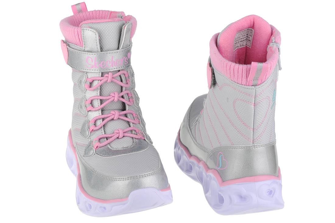 Obuv Skechers Heart Lights 20287L-GYPK – Obrázok 5