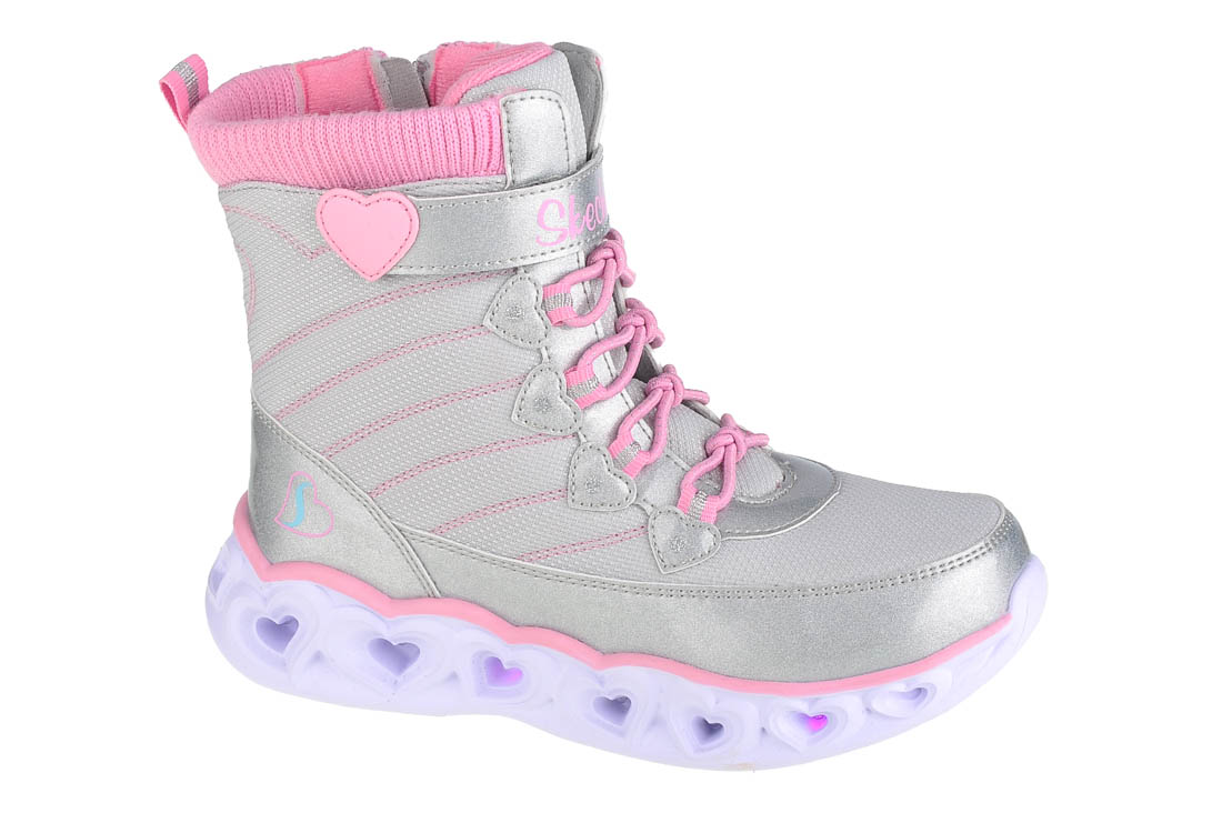 Skechers Heart Lights 20287L-GYPK