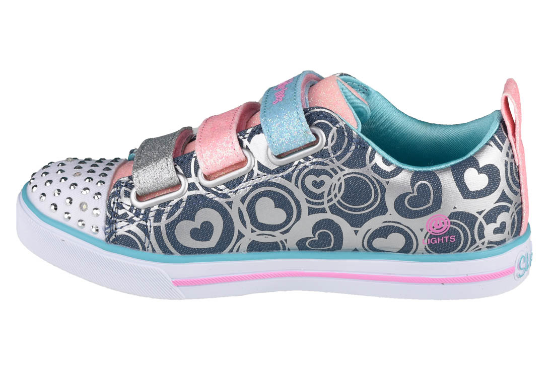 Tenisky Skechers Sparkle Lite Heartsland 314753L-DMLT – Obrázok 2