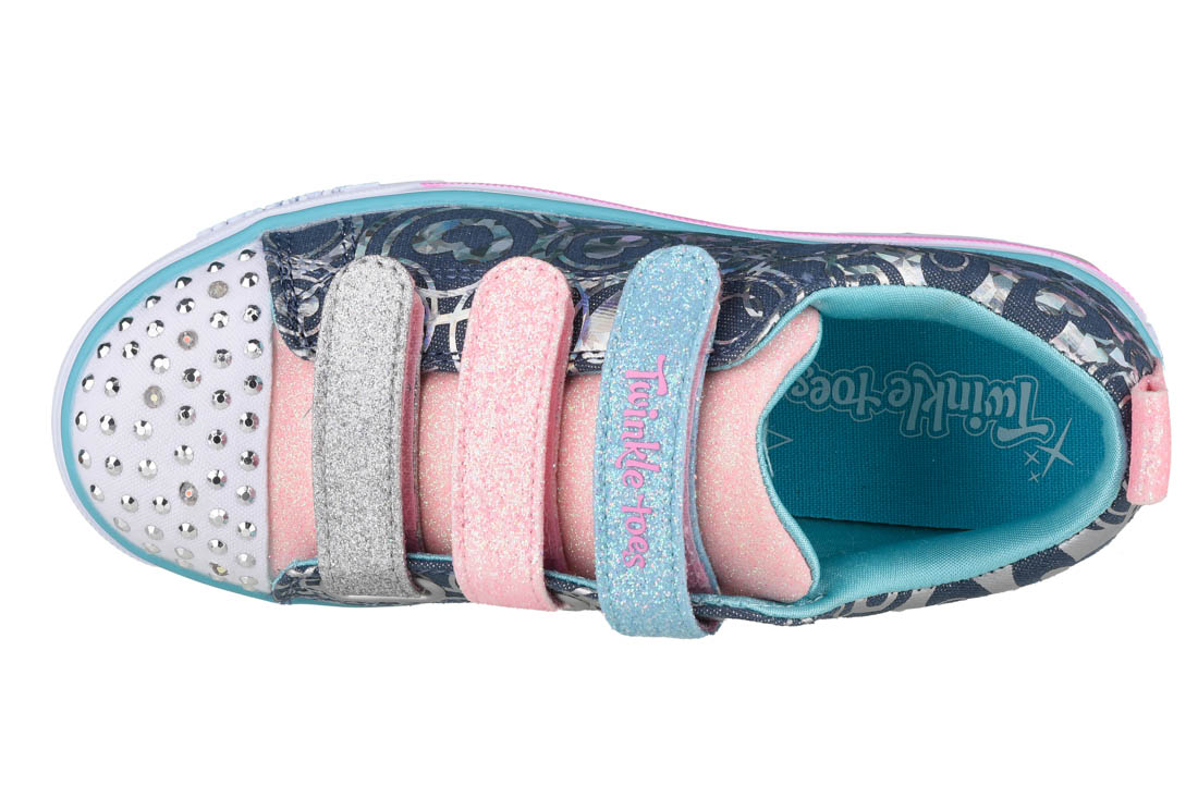 Tenisky Skechers Sparkle Lite Heartsland 314753L-DMLT – Obrázok 3