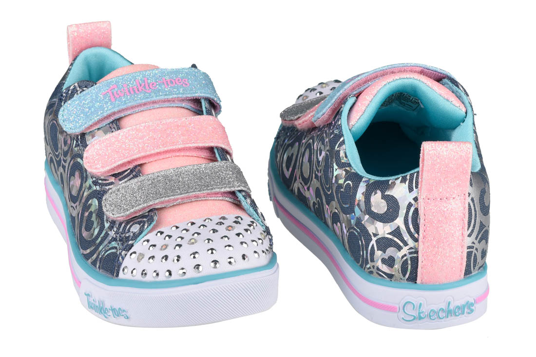 Tenisky Skechers Sparkle Lite Heartsland 314753L-DMLT – Obrázok 5