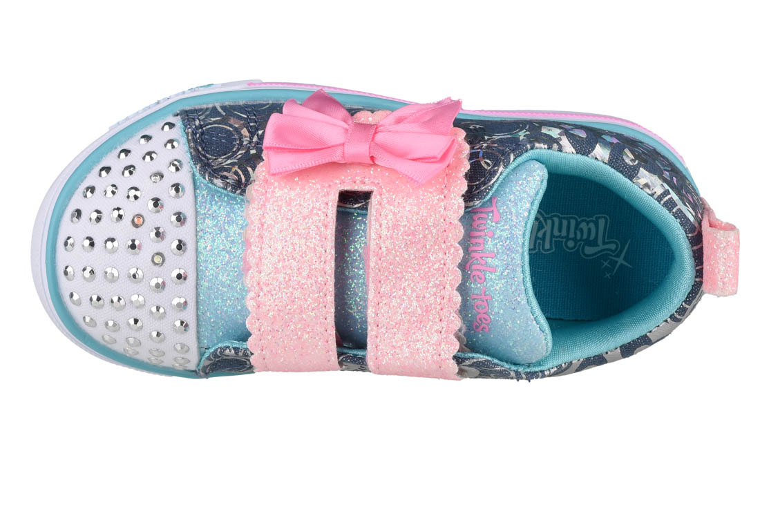 Detské tenisky Skechers Sparkle Lite-Lil Heartsland 314754N-DMLT – Obrázok 3