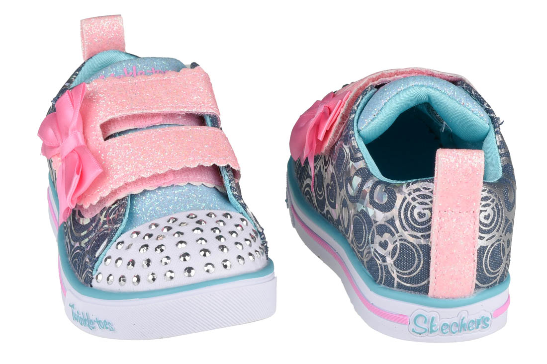 Detské tenisky Skechers Sparkle Lite-Lil Heartsland 314754N-DMLT – Obrázok 5