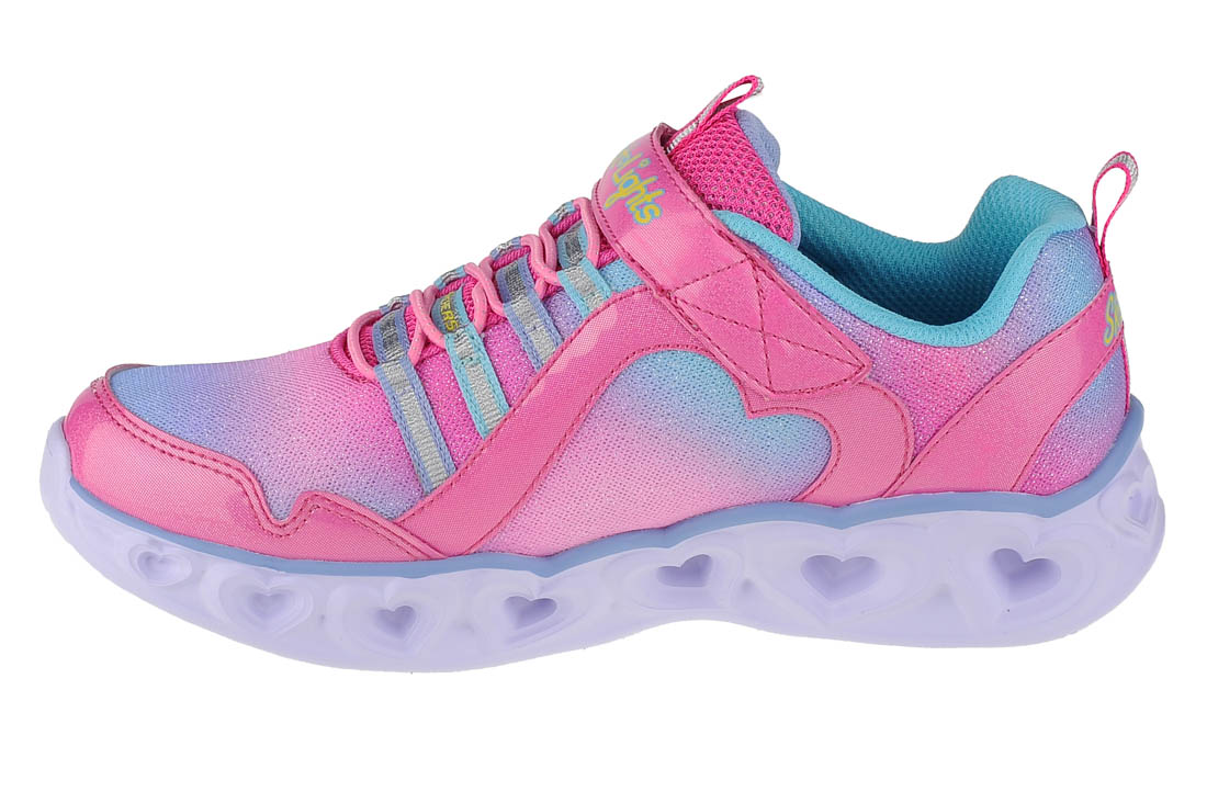 Juniorská obuv Skechers Heart Lights-Rainbow Lux 302308L-PKMT – Obrázok 2