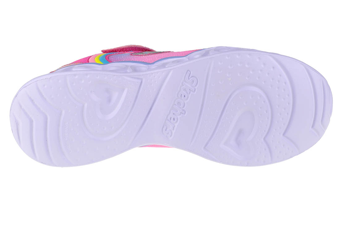 Juniorská obuv Skechers Heart Lights-Rainbow Lux 302308L-PKMT – Obrázok 4