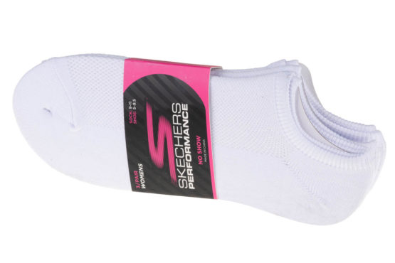 Skechers 3pk Womens Super Stretch Socks S101720-WHT