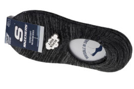 Skechers 3pk Mens Non Terry No Show S112219-GRY
