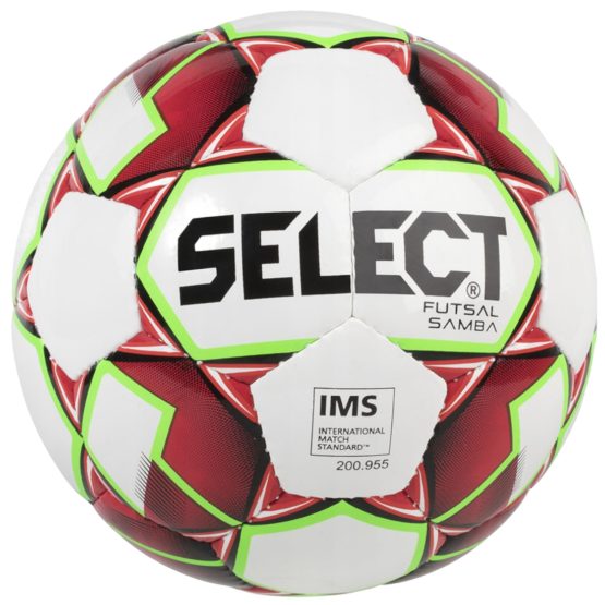 Select Futsal Samba IMS Ball SAMBA WHT-RED