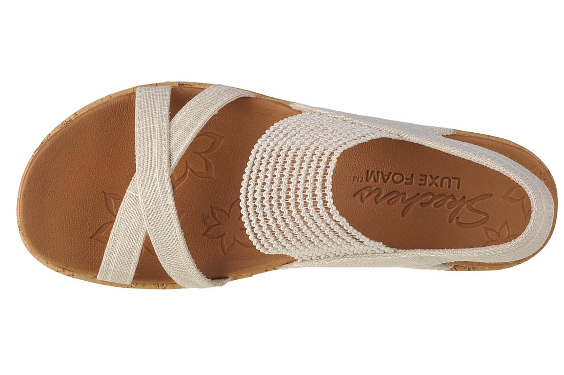 Sandále Skechers Beverlee High Tea 31723-NAT – Obrázok 3