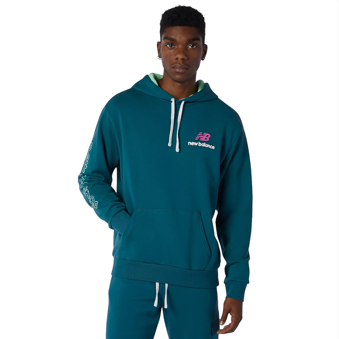 Mikina New Balance Athletics Clash Hoodie MT13564MTL – Obrázok 5