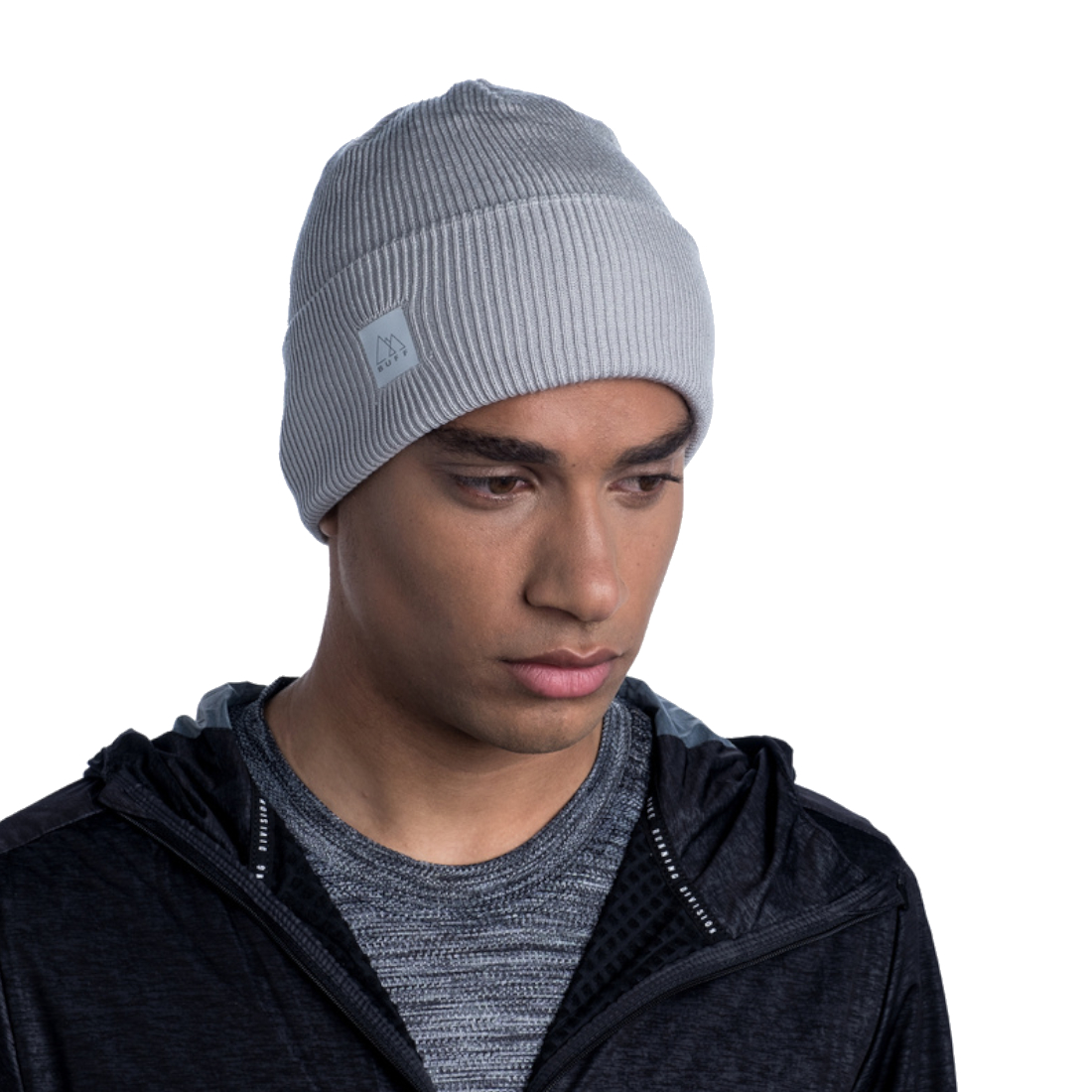 Čiapka Buff Crossknit Beanie 1264839331000 – Obrázok 4