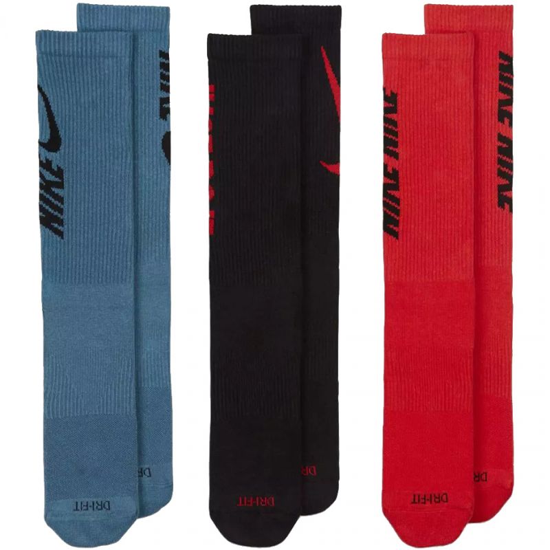 Ponožky Nike Everyday Plus Cush Crew 3 DD1526 902 – Obrázok 2