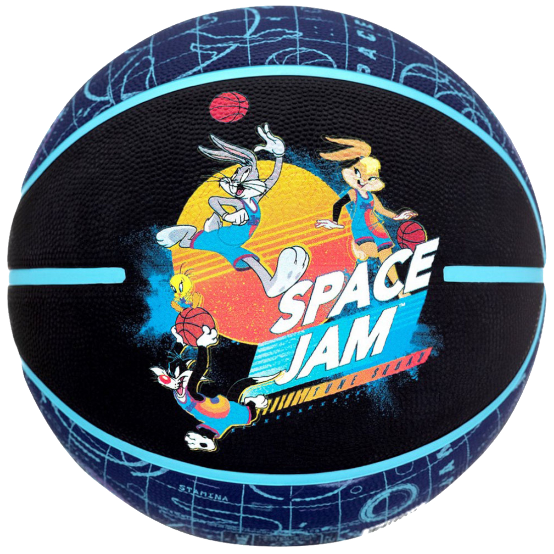 Basketbalová lopta Spalding Space Jam Tune Court Ball 84596Z – Obrázok 2