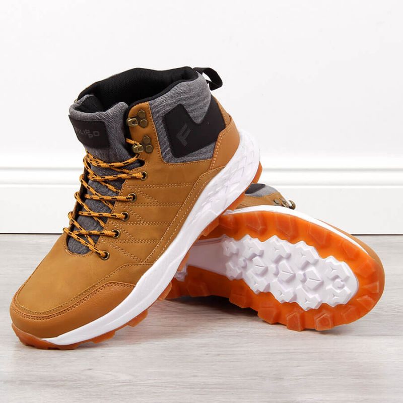Turistické topánky Filippo M PAW295B Camel – Obrázok 2