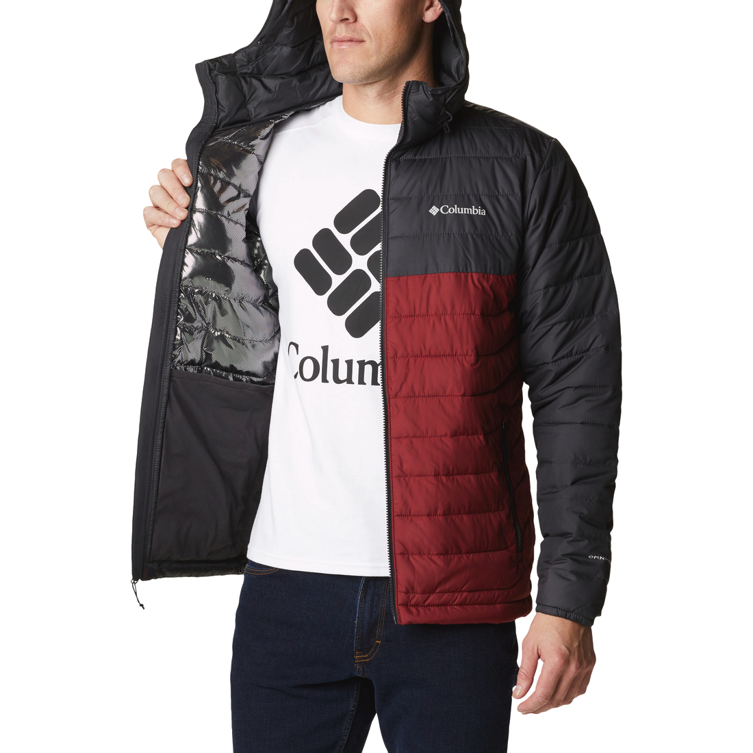 Bunda Columbia Powder Lite Hooded Jacket 1693931667 – Obrázok 4