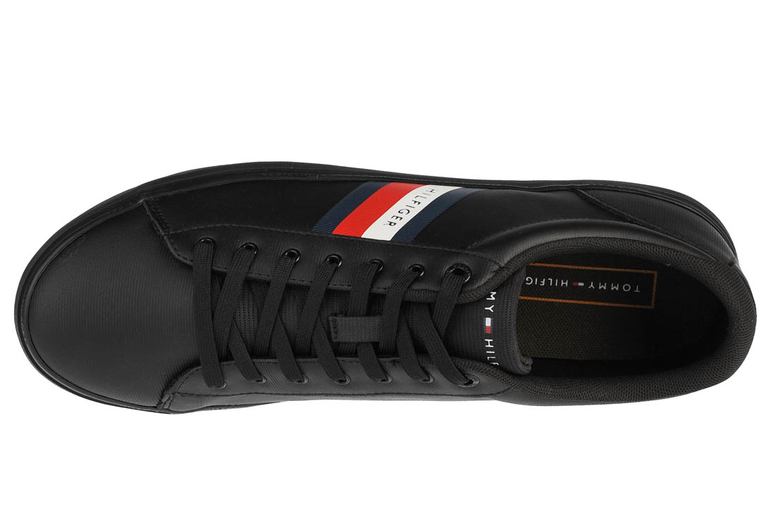 Obuv Tommy Hilfiger Essential Leather Vulc Stripes FM0FM03722-BDS – Obrázok 4