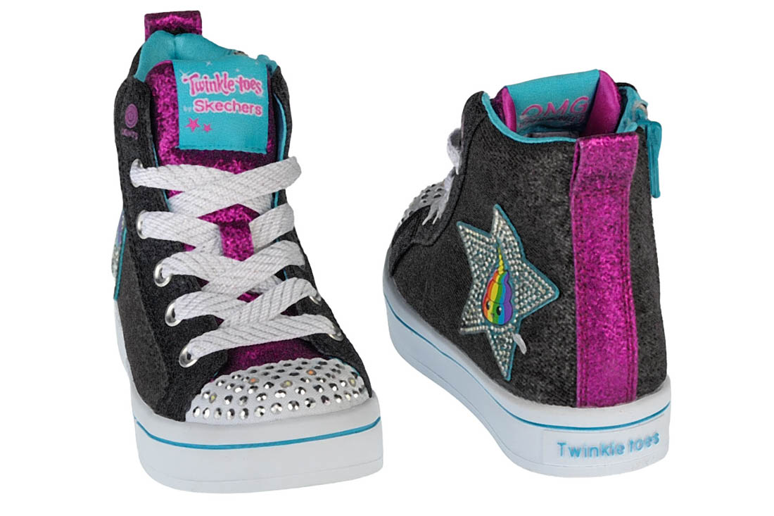 Obuv Skechers Twi-Lites Patch Cuties 20234L-BKMT – Obrázok 5