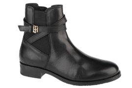 Tommy Hilfiger Hardware On Belt Flat Boot FW0FW05967-BDS