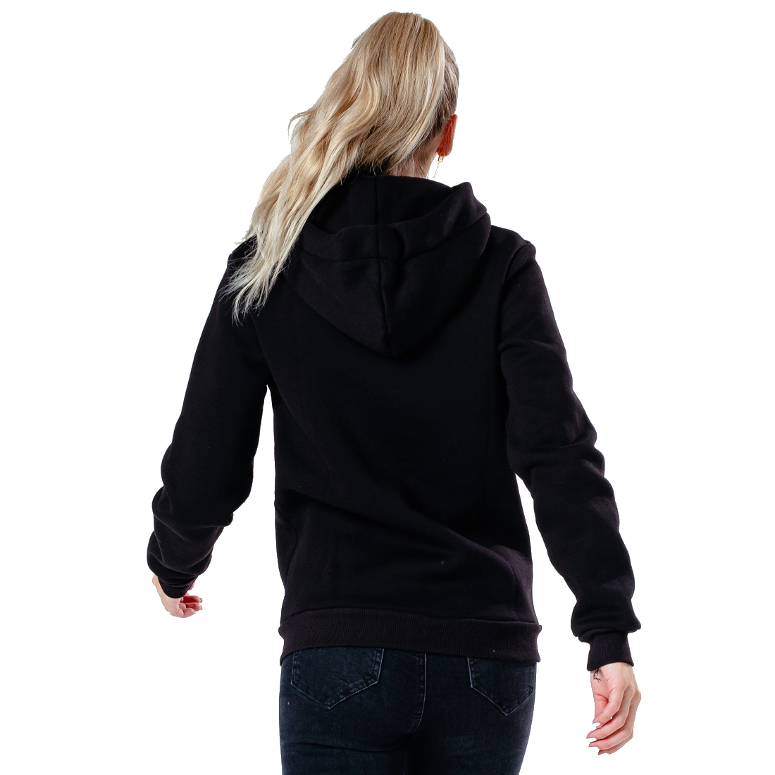 Mikina Justhype Drawstring Zip Hoodie HYPWOMHOOD001 – Obrázok 3