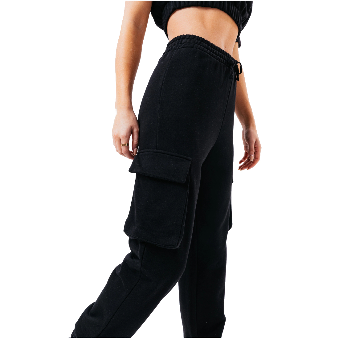 Súprava Justhype Sweat Crop T-Shirt-Cargo Joggers LABON005 – Obrázok 4