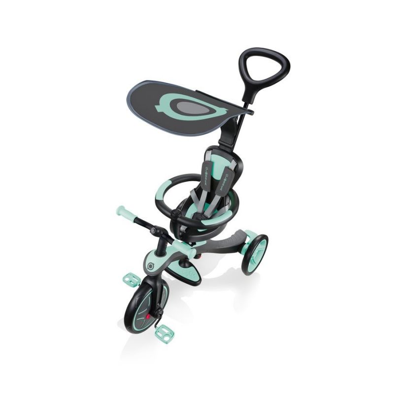 Trojkolka 4v1 Globber Explorer Trike Mint 632-206-2 – Obrázok 2