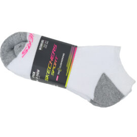 Skechers 6pk No Show Socks S108263-WHT