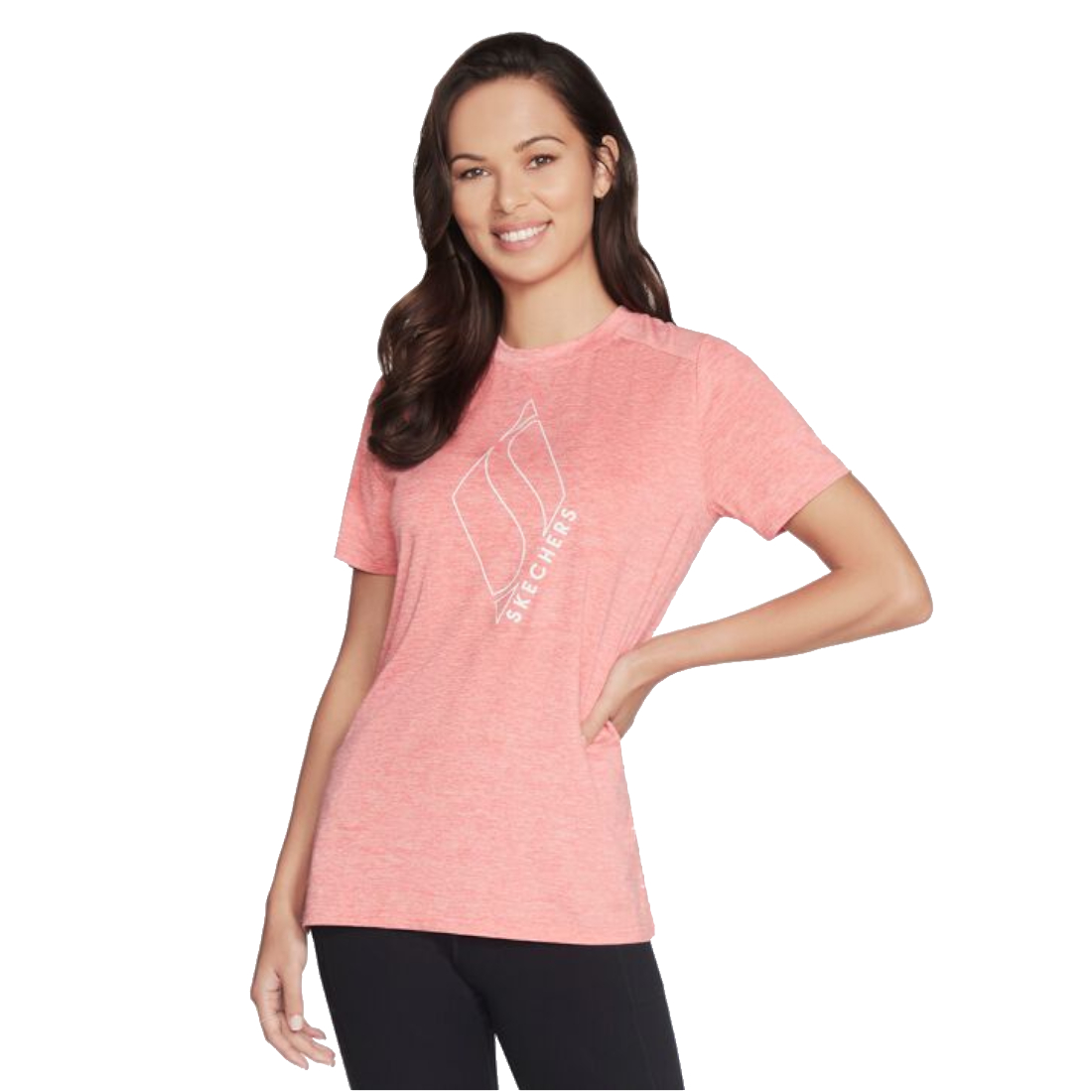 Tričko Skechers Diamond Blissful Tee W1TS327-CRL – Obrázok 4