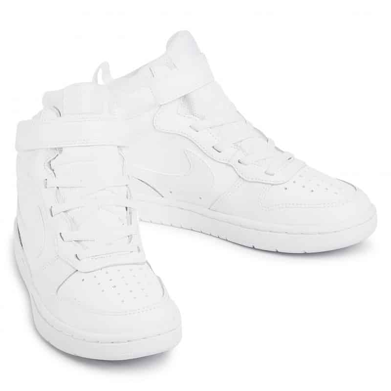 Obuv Nike JR Court Borough Mid 2 (GS) Jr - CD7782-100 – Obrázok 4