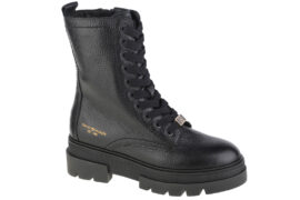 Tommy Hilfiger Monochromatic Lace Up Boot FW0FW05946-BDS
