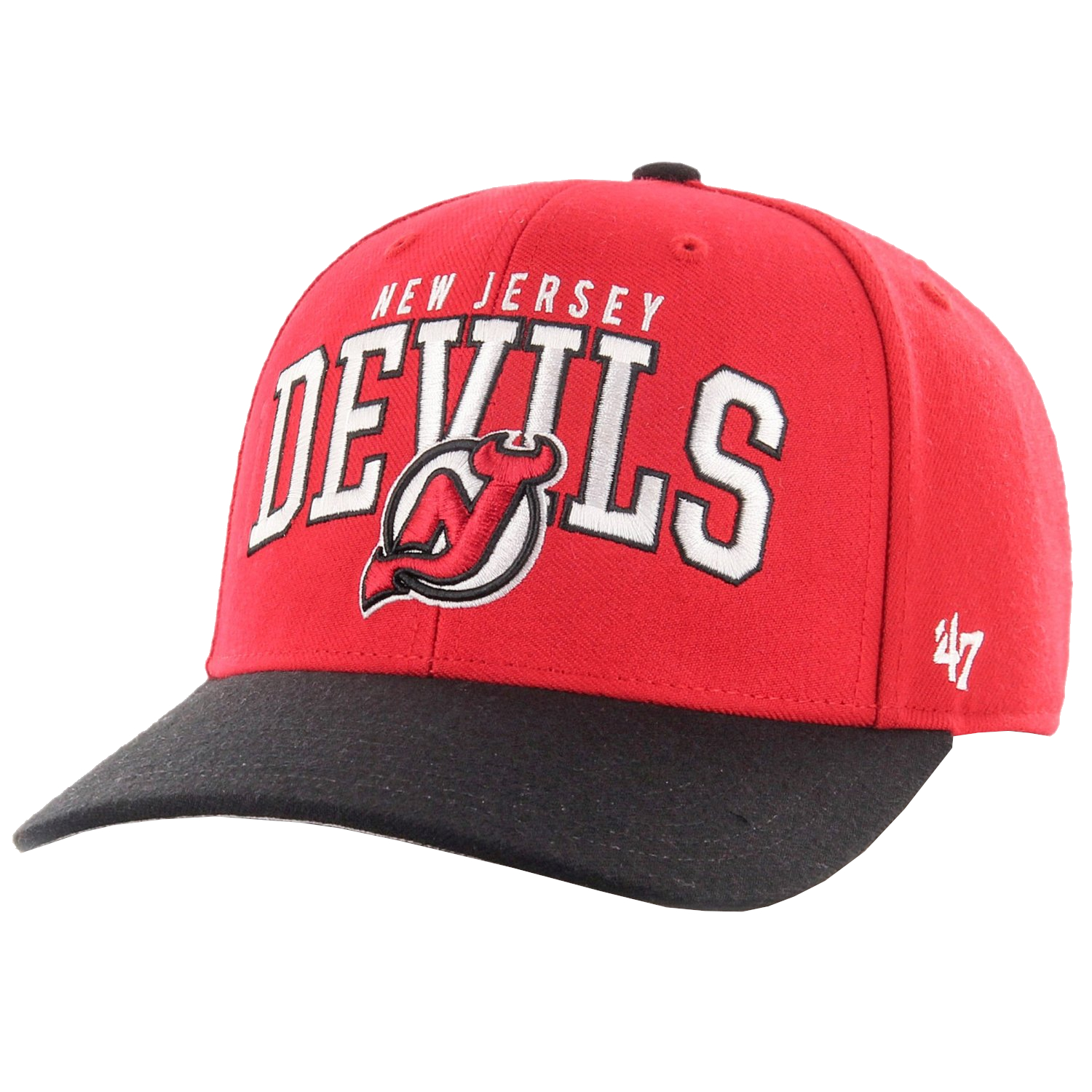 Šiltovka 47 Brand NHL New Jersey Devils MVP Cap H-MCCAW11WBV-RD – Obrázok 3