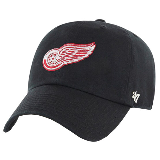47 Brand NHL Detroit Red Wings Cap H-RGW05GWS-BK