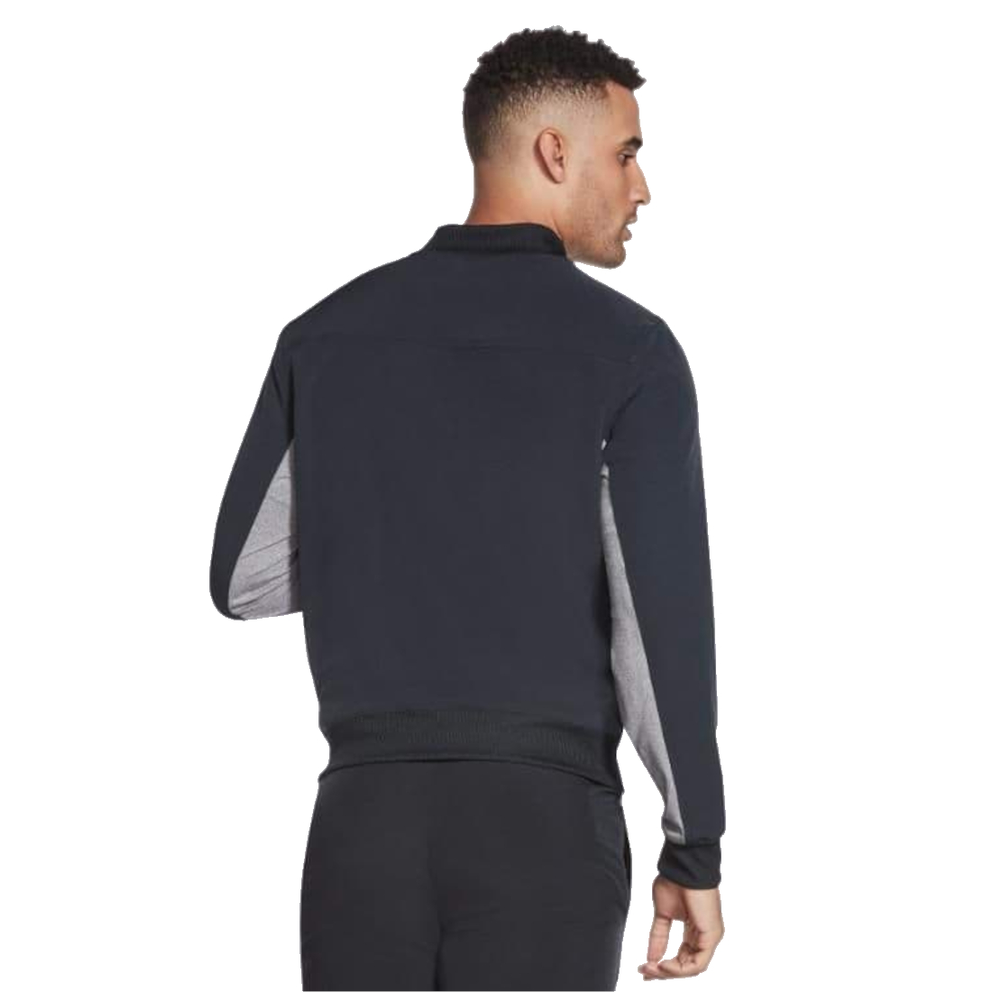 Mikina Skechers Skechweave Premium Bomber M1JA126-BLK – Obrázok 2