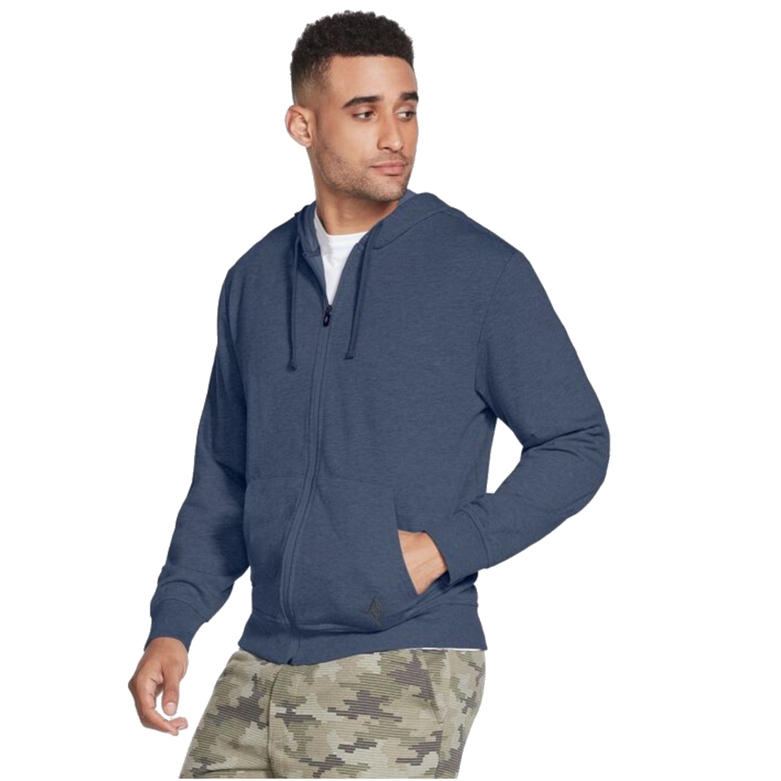 Mikina Skechers Go Walk Everywhere Full Zip Hoodie M3JA181-NVY – Obrázok 3