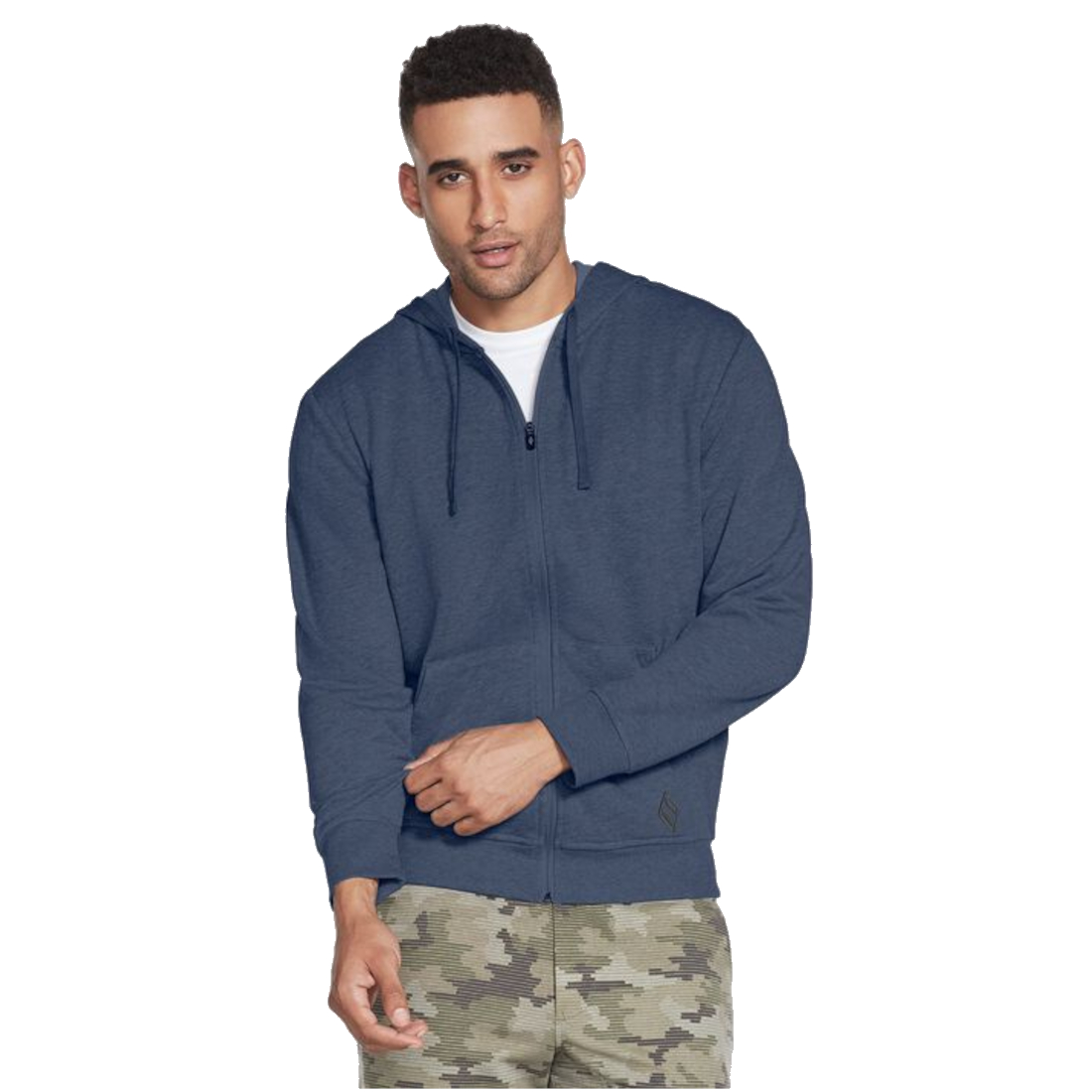 Mikina Skechers Go Walk Everywhere Full Zip Hoodie M3JA181-NVY – Obrázok 4