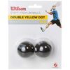 Wilson Staff Squash Double Yellow Dot 2 Pack Ball WRT617600