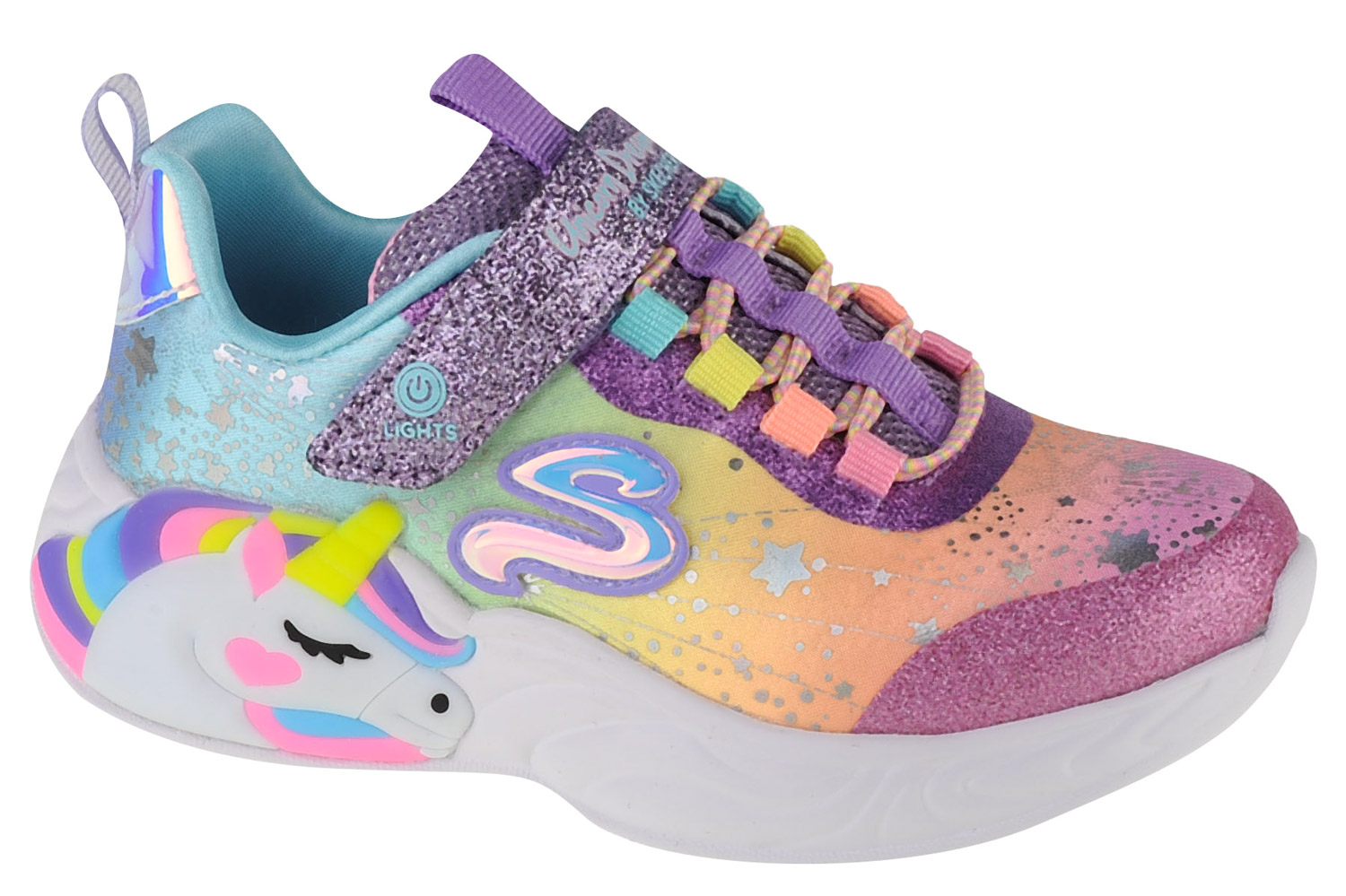 Detská obuv Skechers S-Lights Unicorn Dreams 302311L-PRMT – Obrázok 5