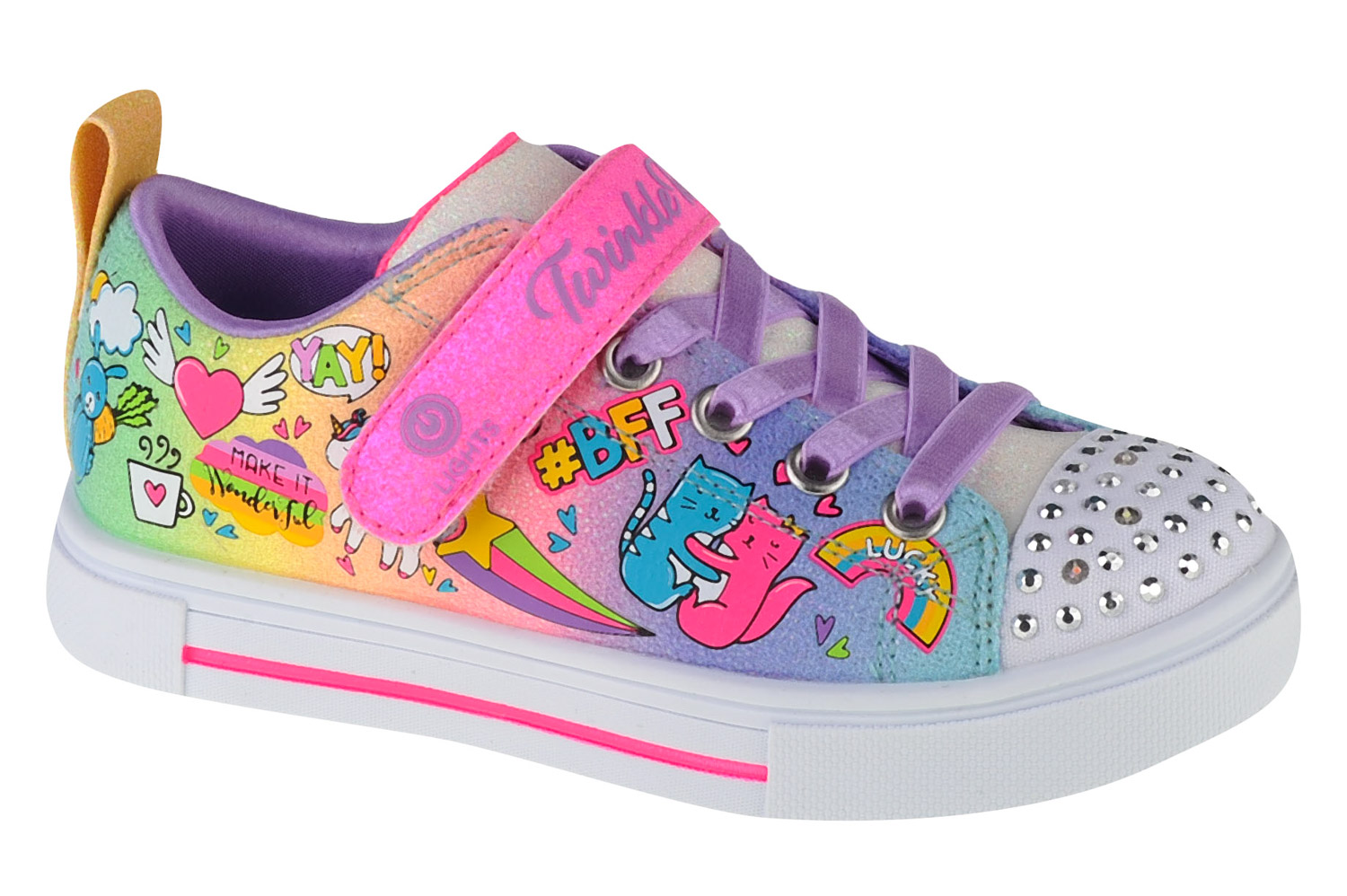 Juniorské tenisky Skechers Twinkle Sparks - BFF Magic 314786L-MLT – Obrázok 5